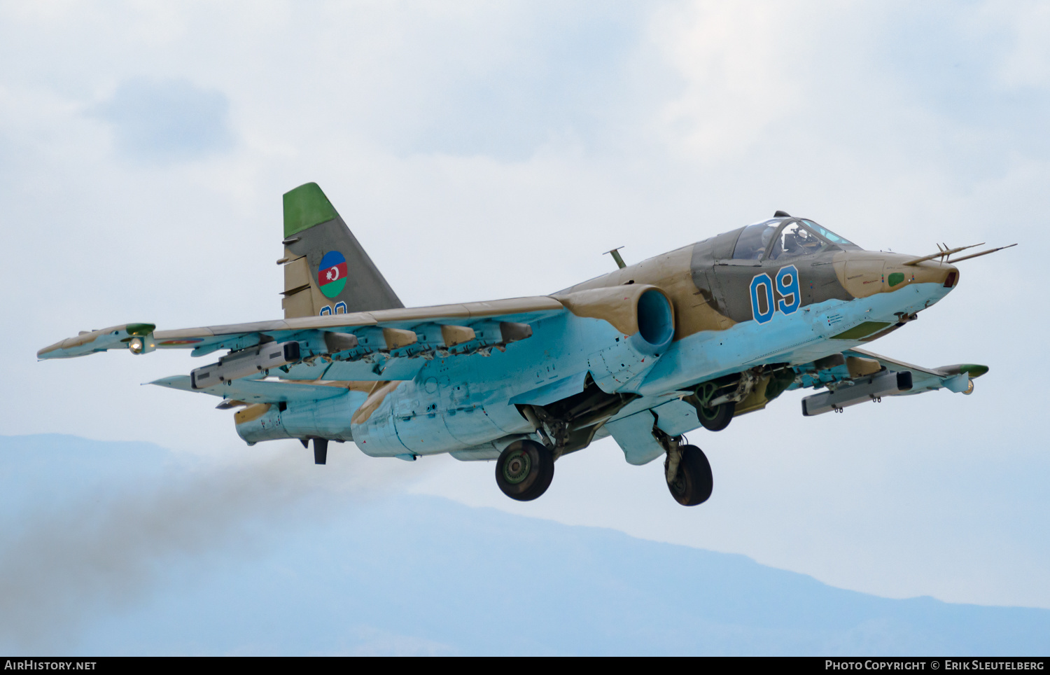 Aircraft Photo of 09 blue | Sukhoi Su-25 | Azerbaijan - Air Force | AirHistory.net #480718