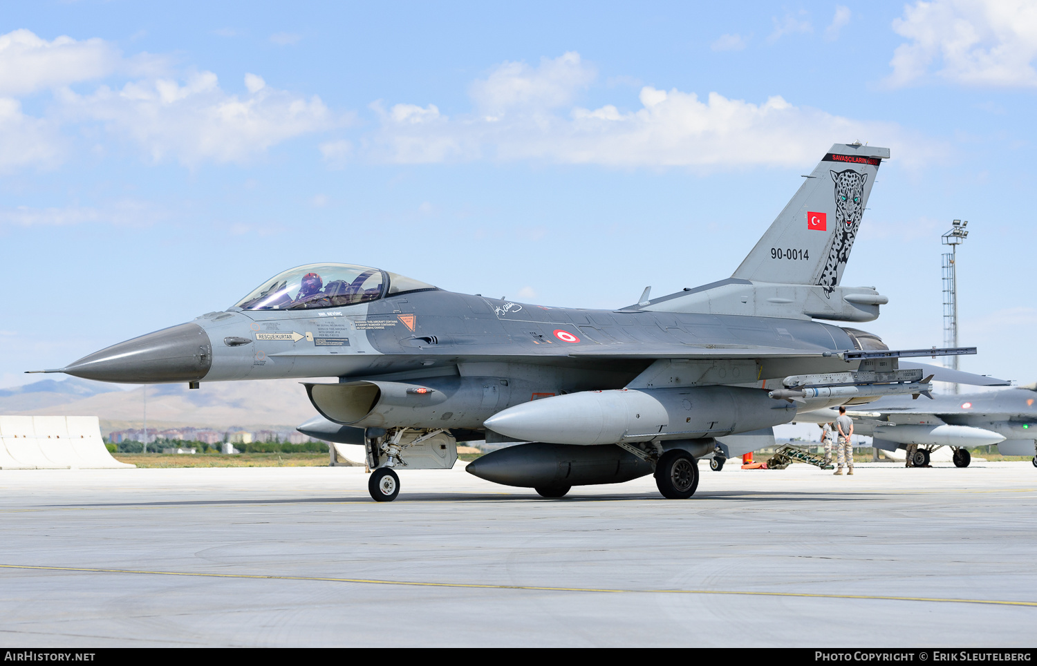 Aircraft Photo of 90-0014 | General Dynamics F-16CG Fighting Falcon | Turkey - Air Force | AirHistory.net #480720
