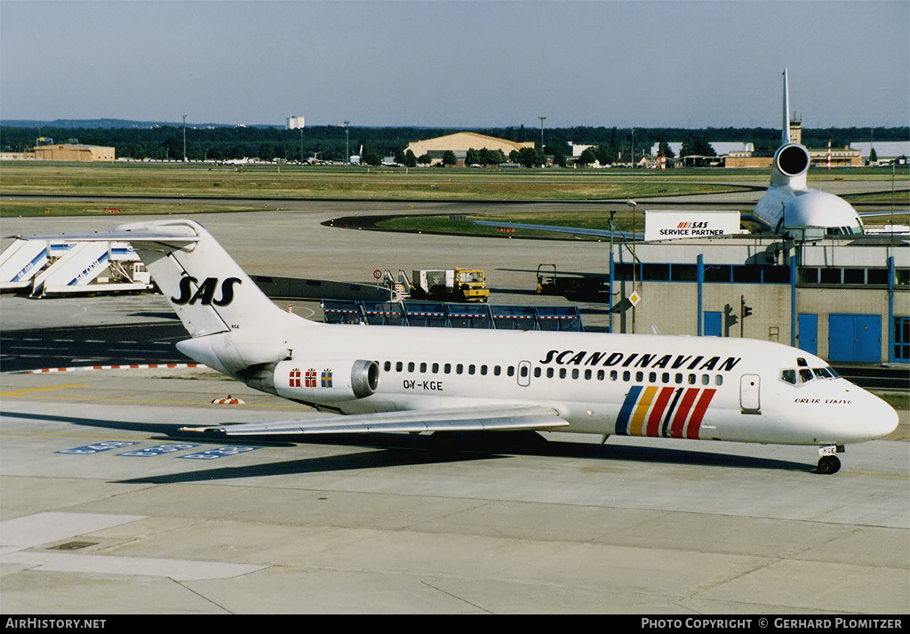 Aircraft Photo of OY-KGE | McDonnell Douglas DC-9-21 | Scandinavian Airlines - SAS | AirHistory.net #480727