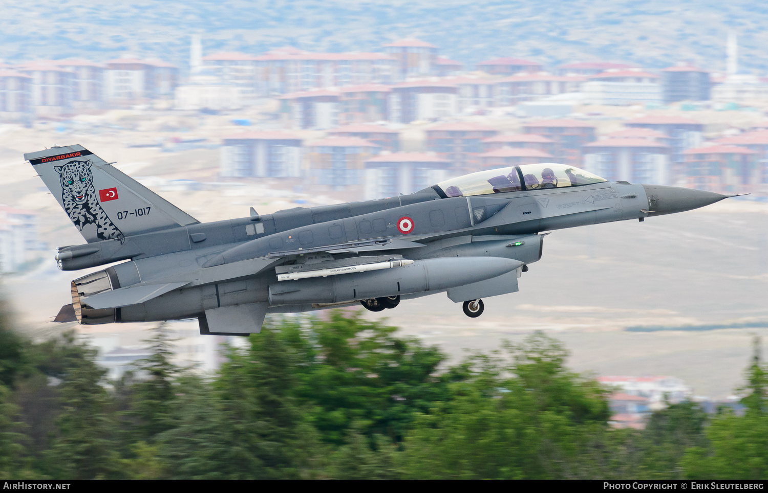 Aircraft Photo of 07-1017 | Lockheed Martin F-16D Fighting Falcon | Turkey - Air Force | AirHistory.net #480731