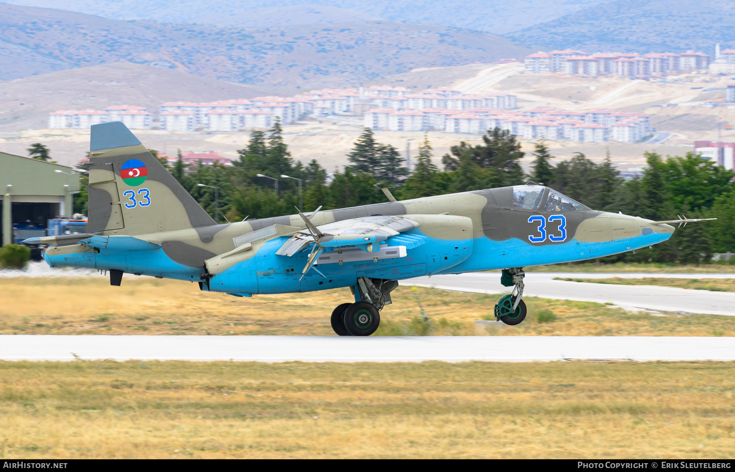 Aircraft Photo of 33 blue | Sukhoi Su-25 | Azerbaijan - Air Force | AirHistory.net #480732