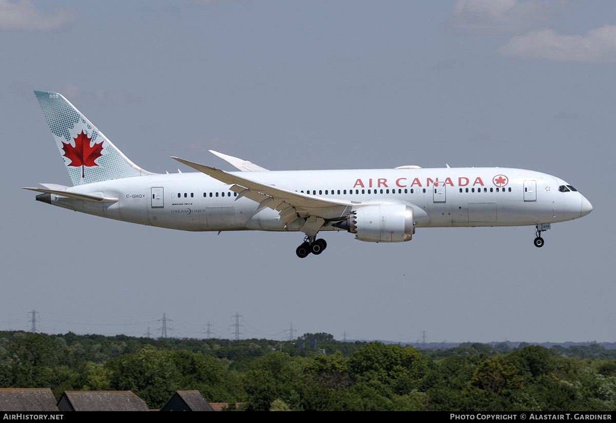 Aircraft Photo of C-GHQY | Boeing 787-8 Dreamliner | Air Canada | AirHistory.net #480766