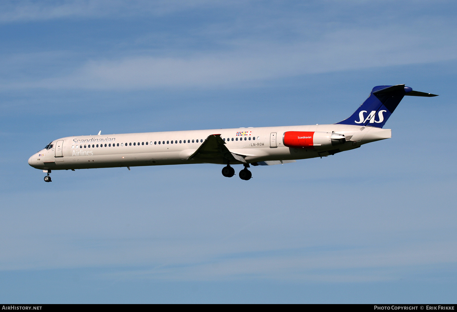 Aircraft Photo of LN-ROW | McDonnell Douglas MD-82 (DC-9-82) | Scandinavian Airlines - SAS | AirHistory.net #480773