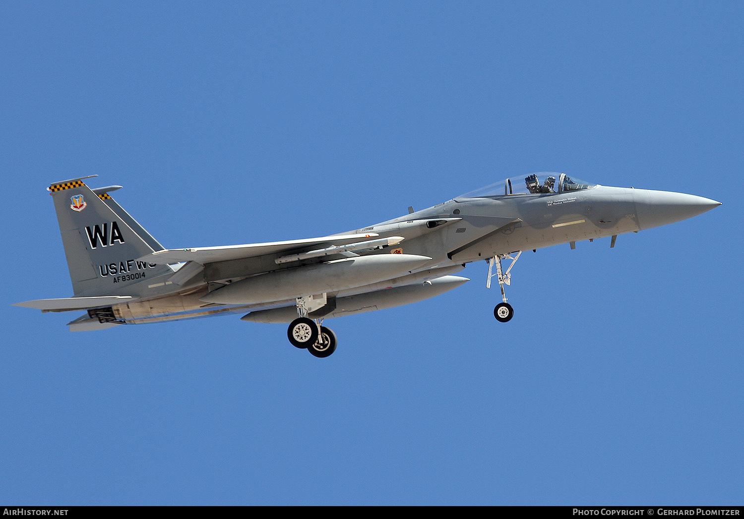 Aircraft Photo of 83-0014 / AF83-014 | McDonnell Douglas F-15C Eagle | USA - Air Force | AirHistory.net #480781