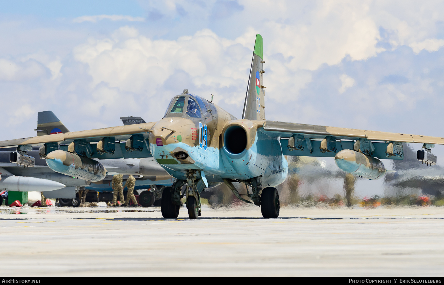 Aircraft Photo of 09 blue | Sukhoi Su-25 | Azerbaijan - Air Force | AirHistory.net #480821