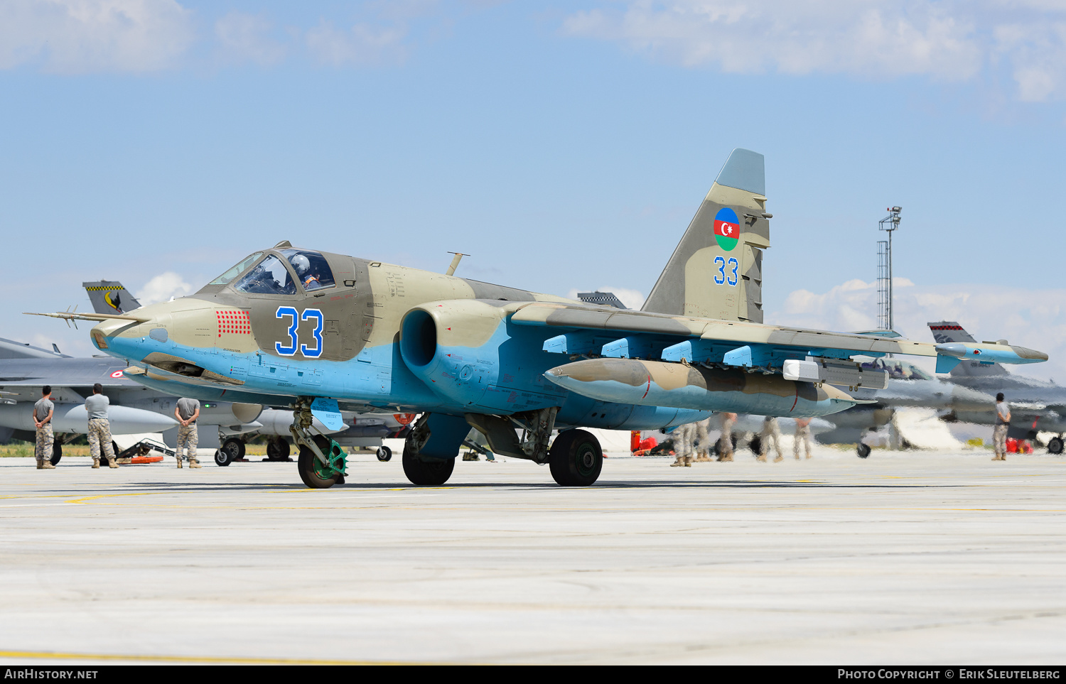 Aircraft Photo of 33 blue | Sukhoi Su-25 | Azerbaijan - Air Force | AirHistory.net #480839