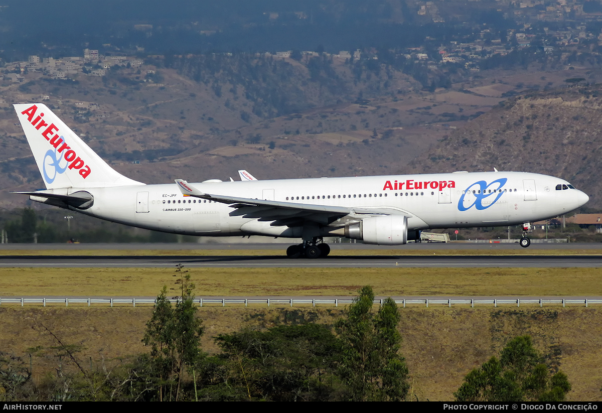 Aircraft Photo of EC-JPF | Airbus A330-202 | Air Europa | AirHistory.net #480843