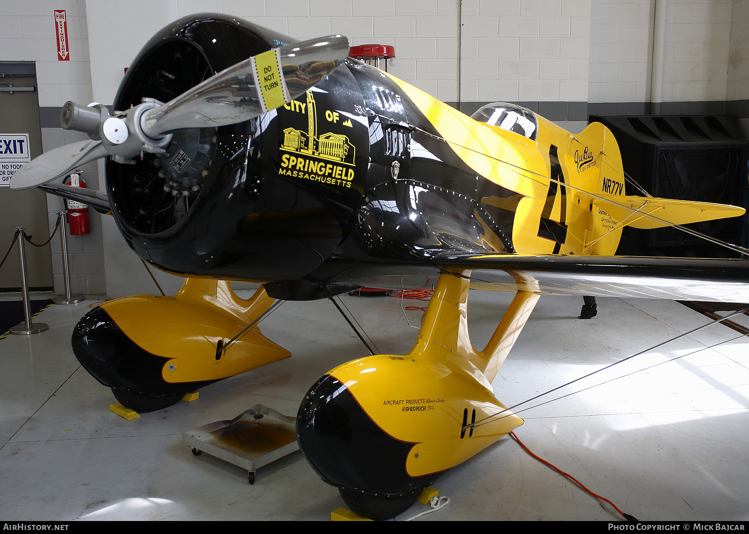 Aircraft Photo of N77V / NR77V | Granville Gee Bee Z-1 Super Sportster (replica) | Springfield Air Racing Association | AirHistory.net #480870