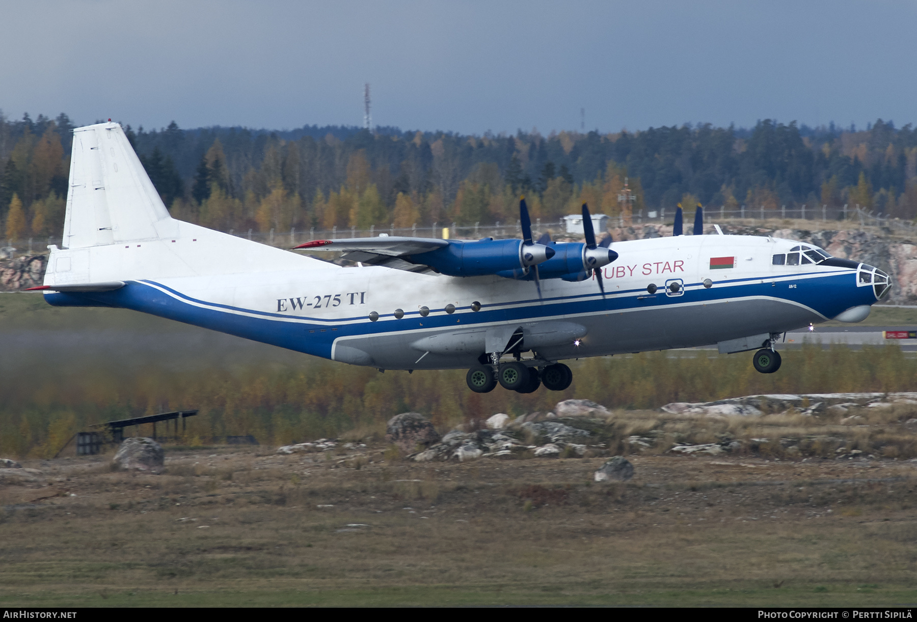 Aircraft Photo of EW-275TI | Antonov An-12BK | Ruby Star Airways | AirHistory.net #480882