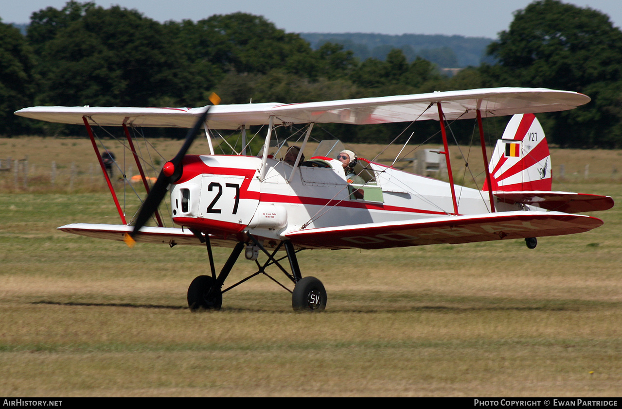 Aircraft Photo of OO-RAY / V27 | Stampe-Vertongen SV-4B | Belgium - Air Force | AirHistory.net #480885