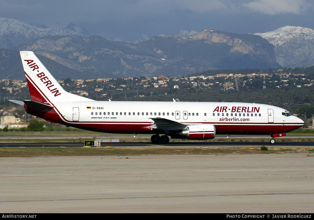 Aircraft Photo of D-ABAI | Boeing 737-46J | Air Berlin | AirHistory.net #480894