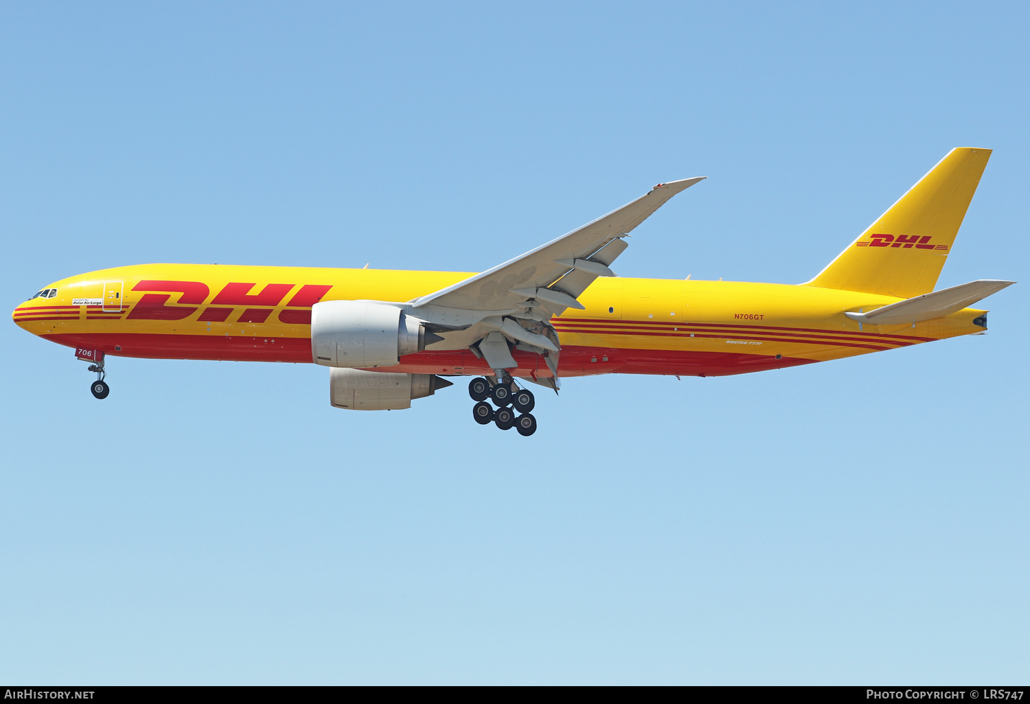 Aircraft Photo of N706GT | Boeing 777-F | DHL International | AirHistory.net #480917