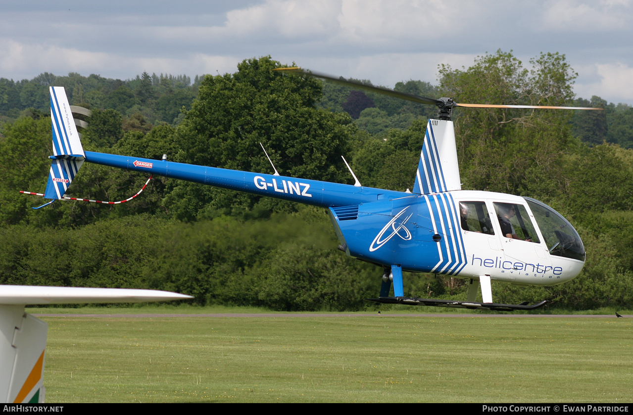 Aircraft Photo of G-LINZ | Robinson R-44 Raven II | Helicentre Aviation | AirHistory.net #480923