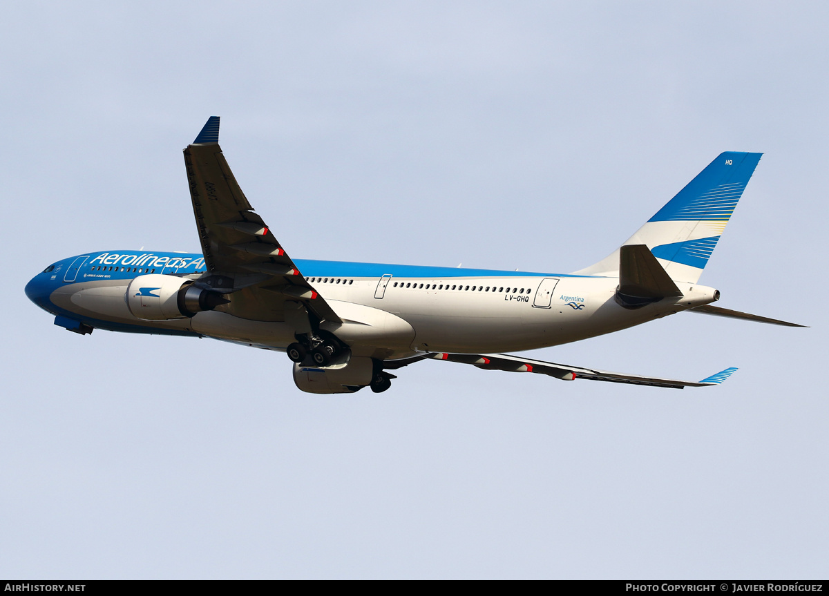 Aircraft Photo of LV-GHQ | Airbus A330-202 | Aerolíneas Argentinas | AirHistory.net #480931