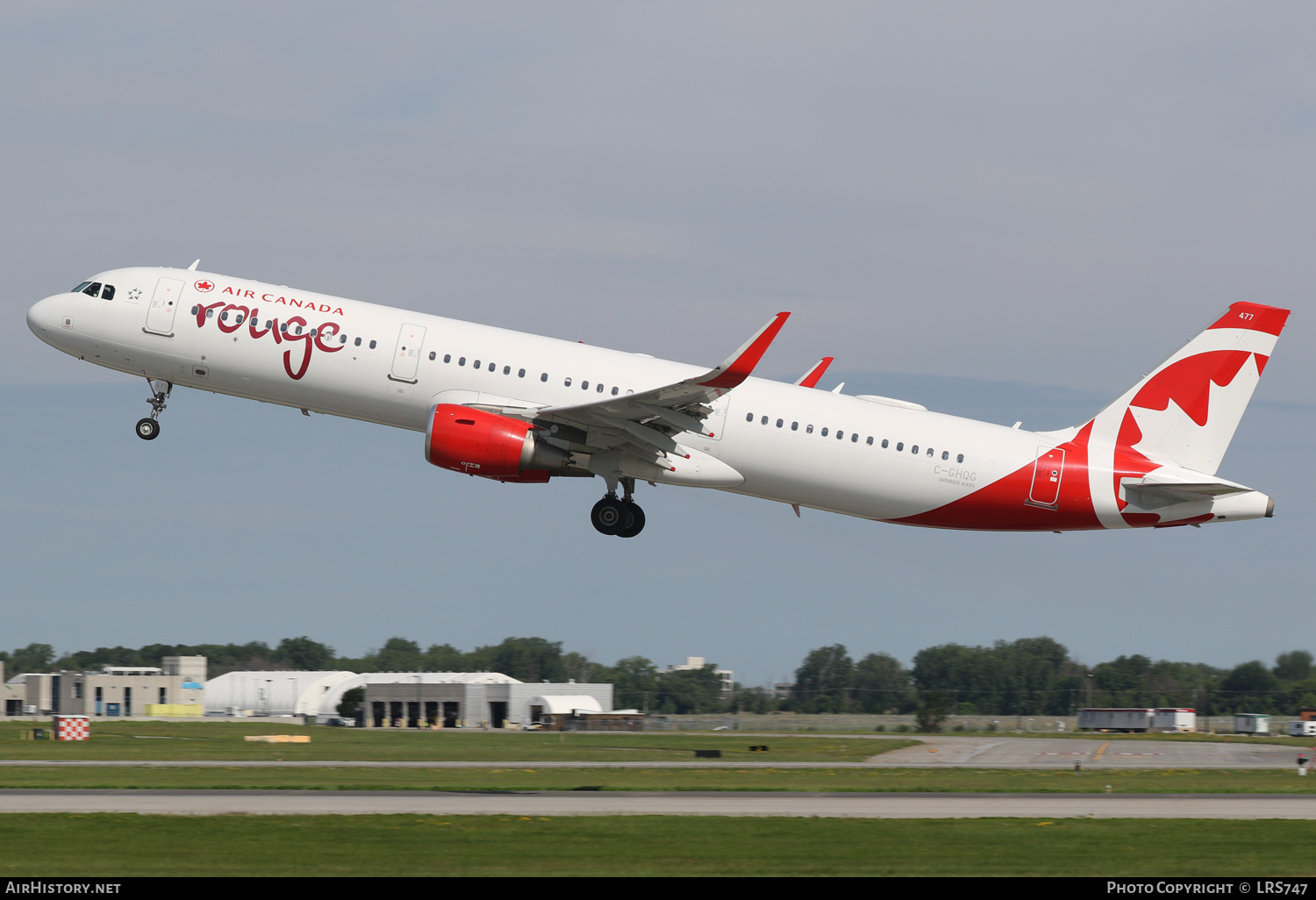 Aircraft Photo of C-GHQG | Airbus A321-211 | Air Canada Rouge | AirHistory.net #480943