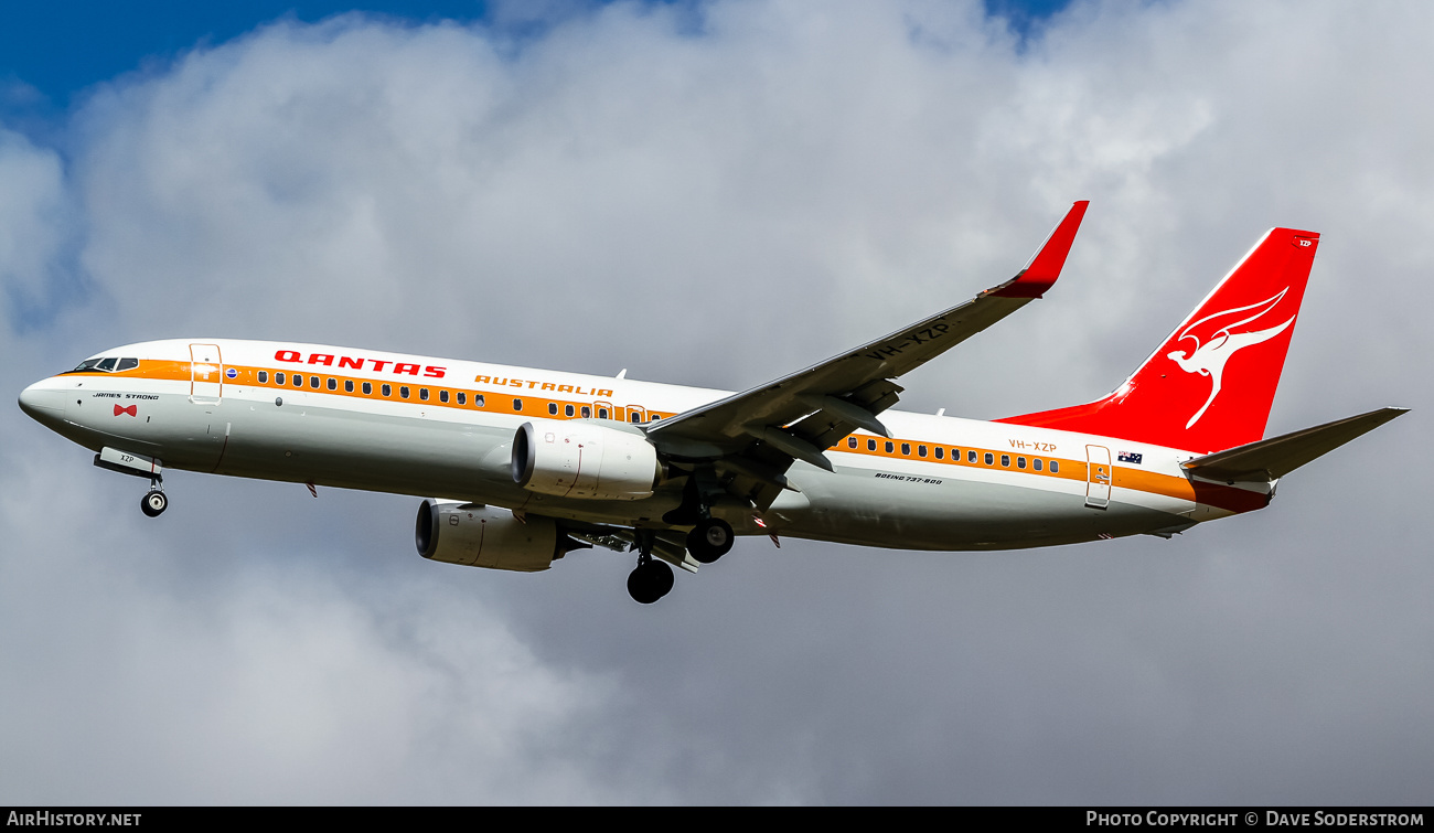 Aircraft Photo of VH-XZP | Boeing 737-838 | Qantas | AirHistory.net #480944