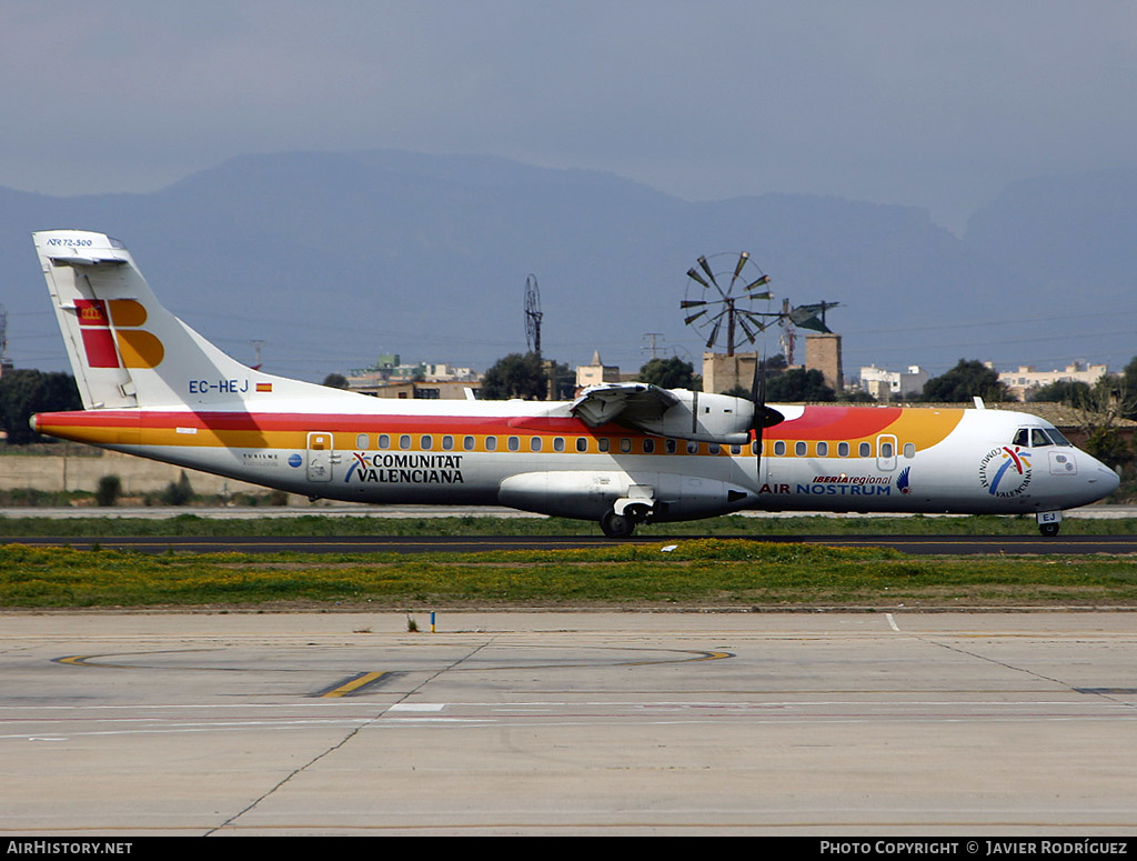 Aircraft Photo of EC-HEJ | ATR ATR-72-500 (ATR-72-212A) | Iberia Regional | AirHistory.net #480972