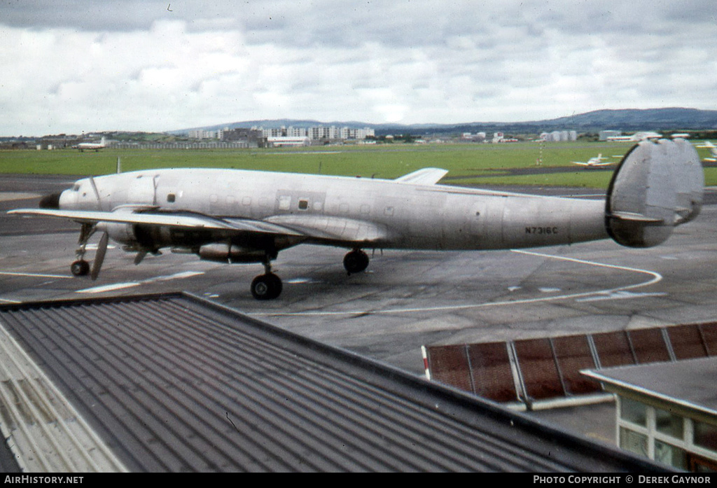 Aircraft Photo of N7316C | Lockheed L-1649A(F) Starliner | AirHistory.net #480979