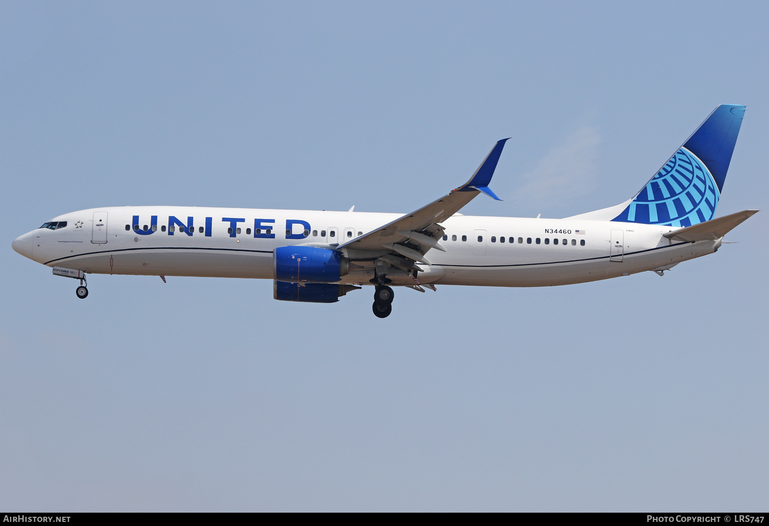 Aircraft Photo of N34460 | Boeing 737-924/ER | United Airlines | AirHistory.net #480994