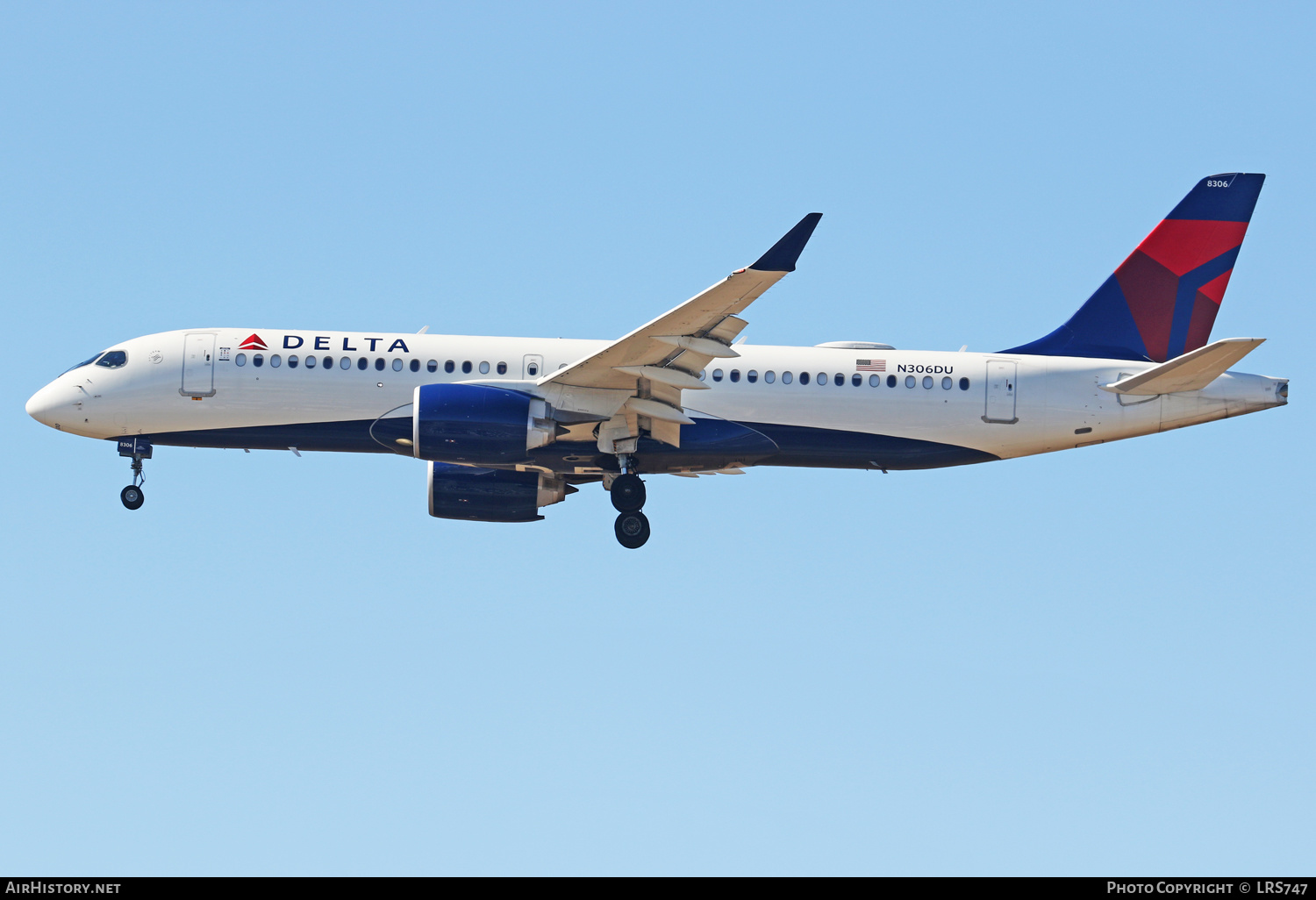 Aircraft Photo of N306DU | Airbus A220-371 (BD-500-1A11) | Delta Air Lines | AirHistory.net #480996