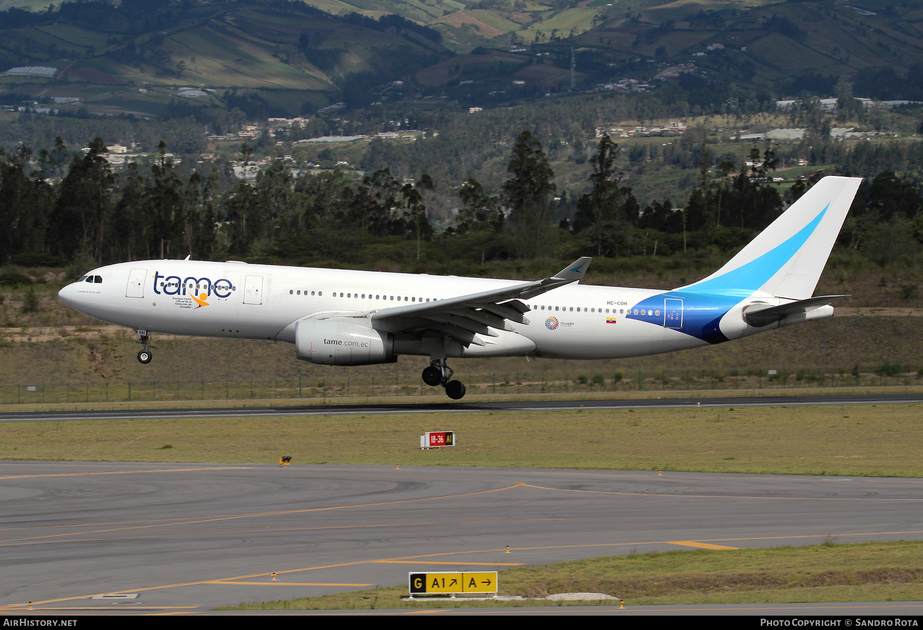 Aircraft Photo of HC-COH | Airbus A330-243 | TAME Línea Aérea del Ecuador | AirHistory.net #480998