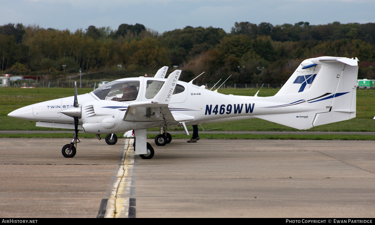 Aircraft Photo of N469WW | Diamond DA42 Twin Star | AirHistory.net #481041