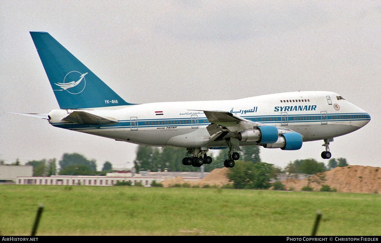 Aircraft Photo of YK-AHA | Boeing 747SP-94 | Syrian Air - Syrian Arab Airlines | AirHistory.net #481092
