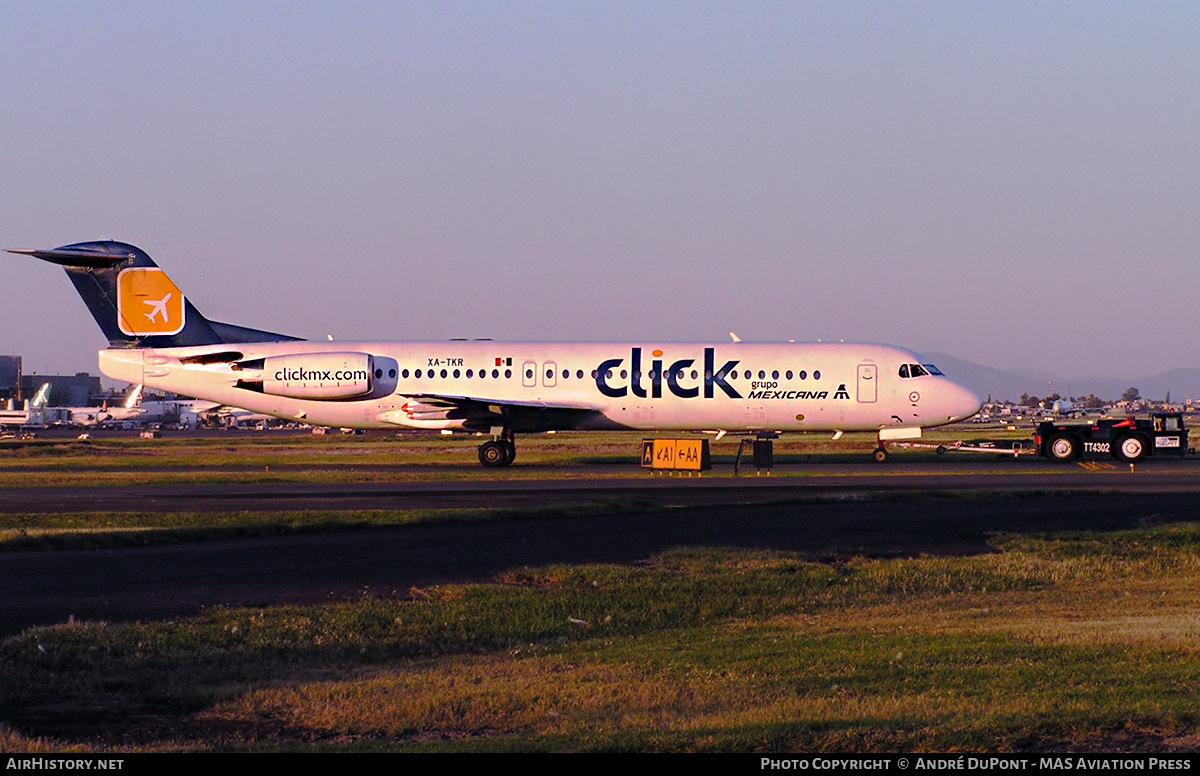 Aircraft Photo of XA-TKR | Fokker 100 (F28-0100) | Click Mexicana | AirHistory.net #481136