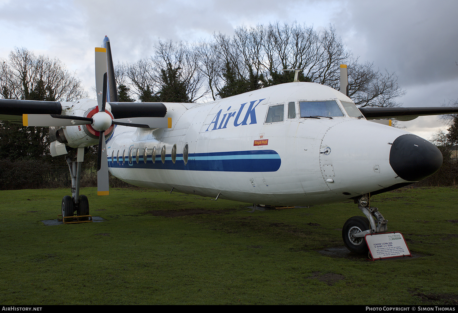 Aircraft Photo of G-BHMY | Fokker F27-200 Friendship | Air UK | AirHistory.net #481137