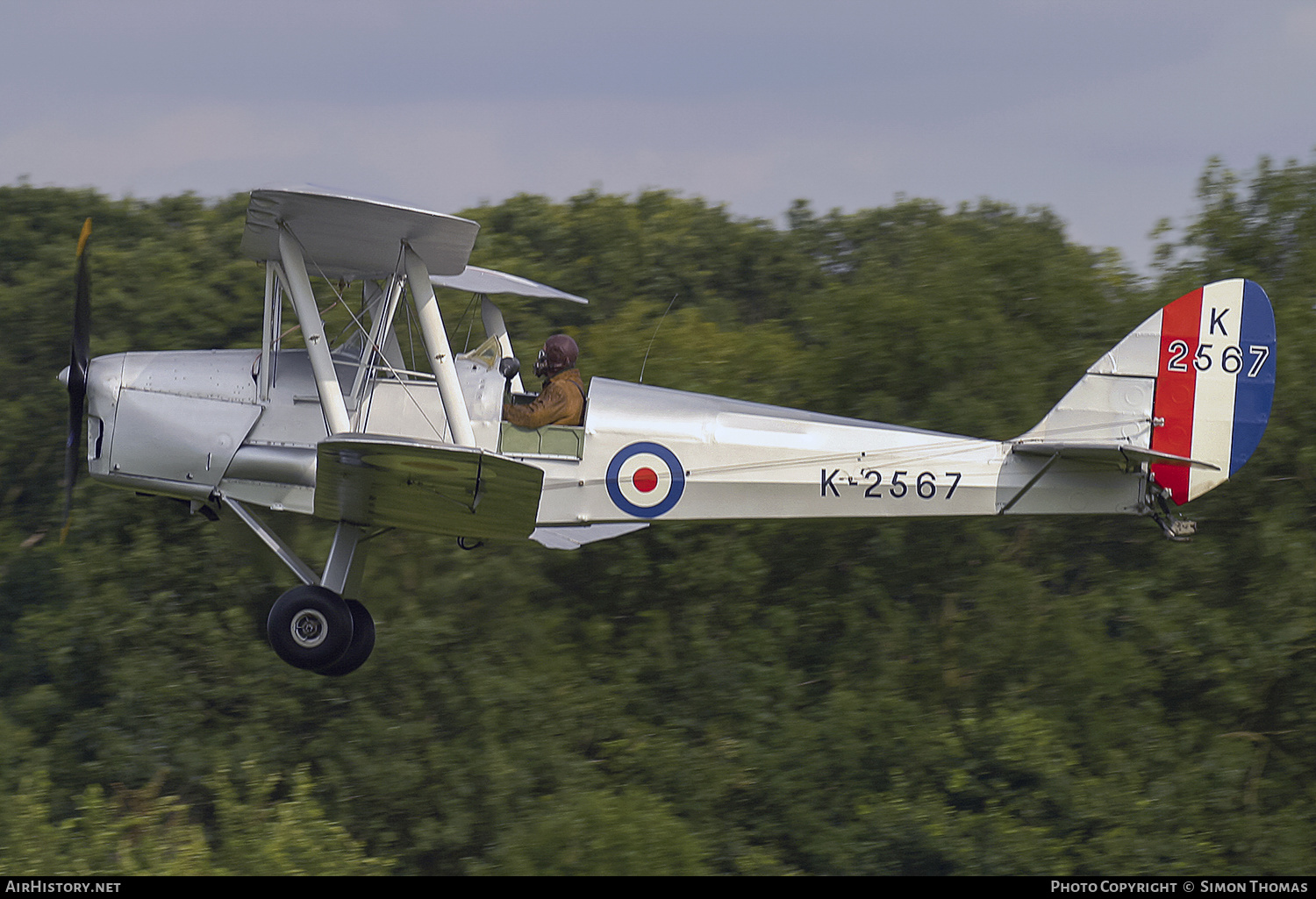 Aircraft Photo of G-MOTH / K2567 | De Havilland D.H. 82A Tiger Moth II | UK - Air Force | AirHistory.net #481160