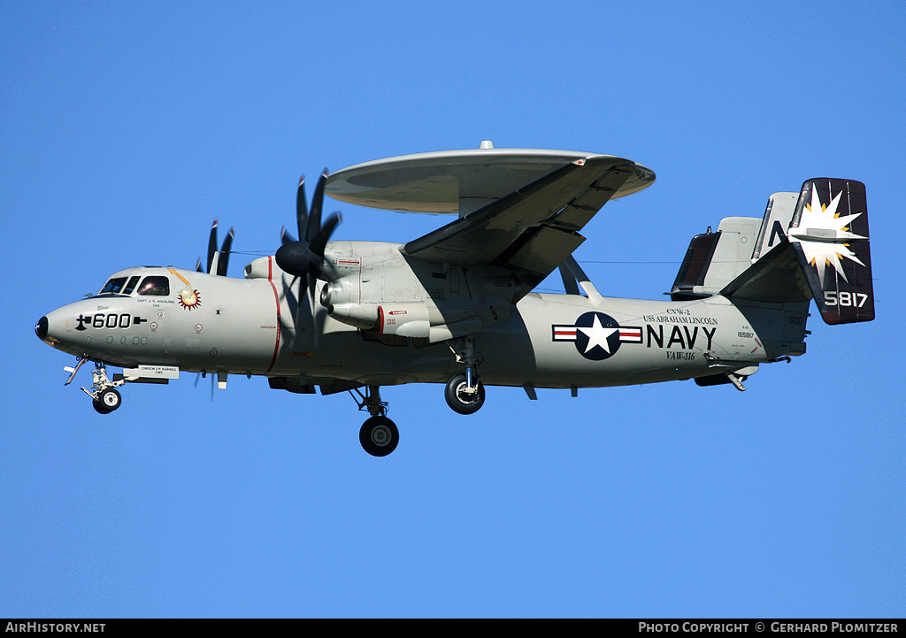 Aircraft Photo of 165817 | Grumman E-2C Hawkeye 2000 | USA - Navy | AirHistory.net #481174