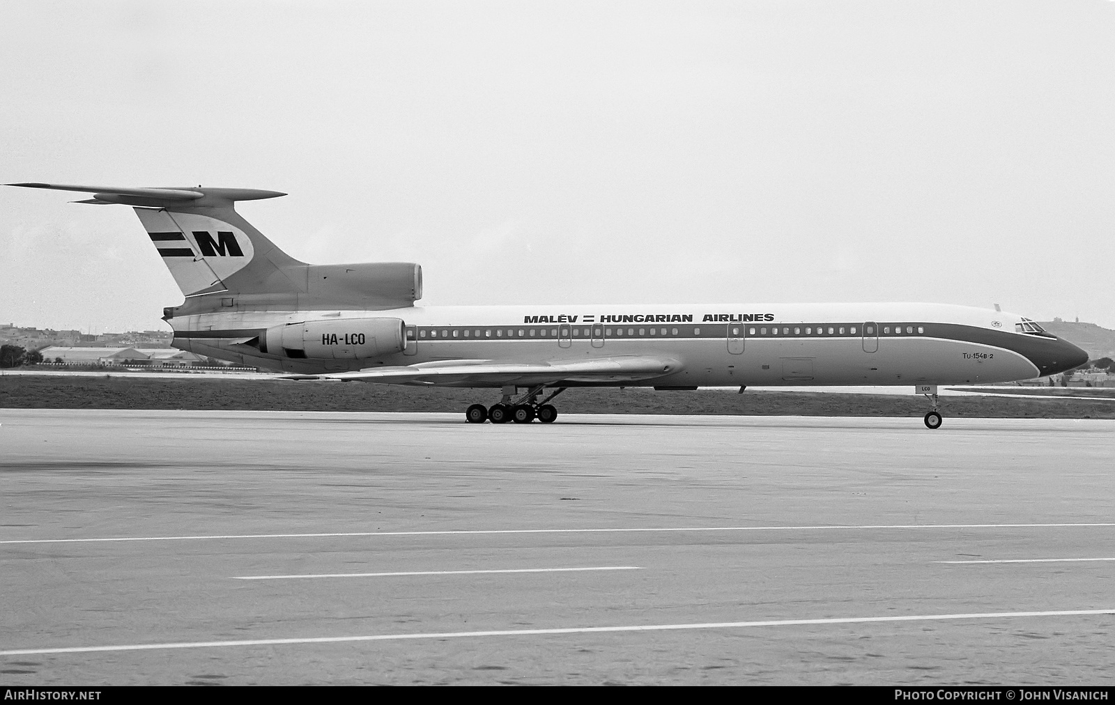 Aircraft Photo of HA-LCO | Tupolev Tu-154B-2 | Malév - Hungarian Airlines | AirHistory.net #481208