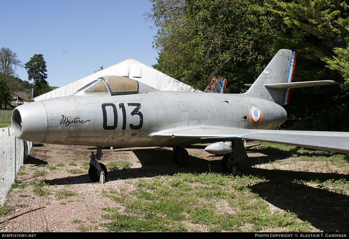 Aircraft Photo of 013 | Dassault MD-452 Mystere IIC | France - Air Force | AirHistory.net #481219