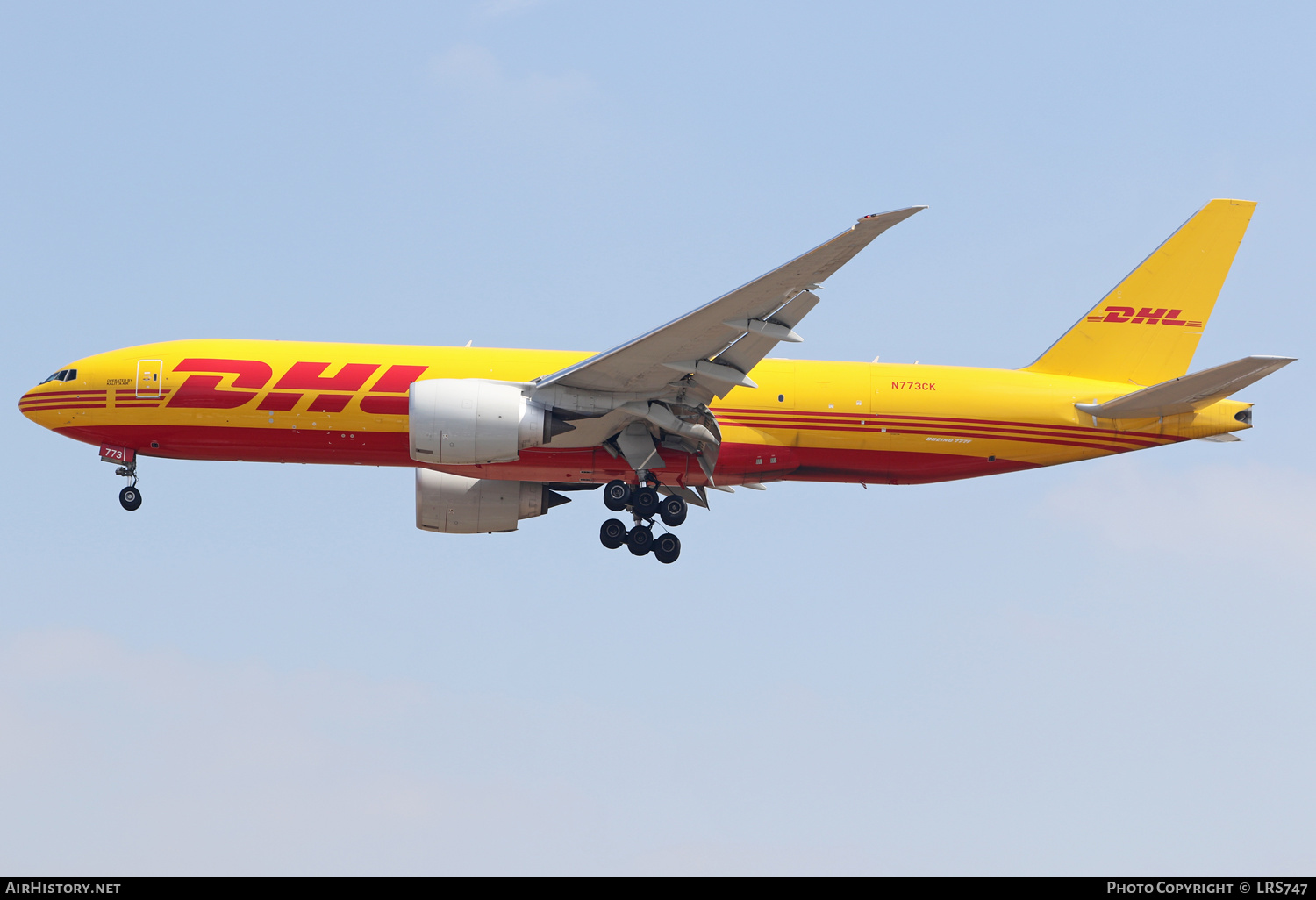 Aircraft Photo of N773CK | Boeing 777-F | DHL International | AirHistory.net #481232