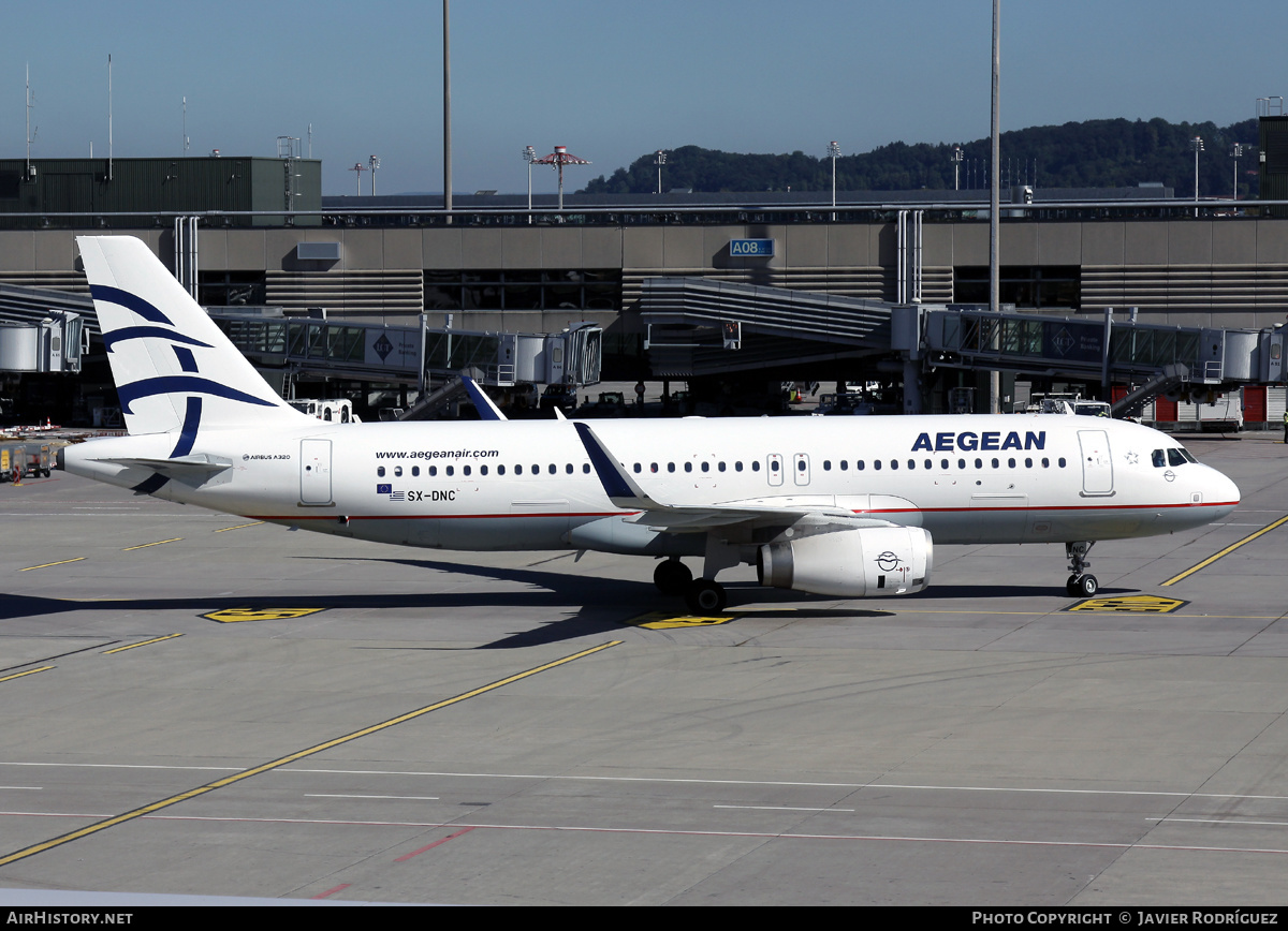 Aircraft Photo of SX-DNC | Airbus A320-232 | Aegean Airlines | AirHistory.net #481237