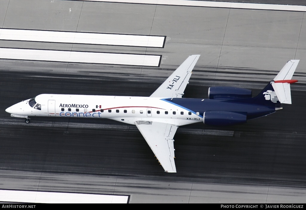 Aircraft Photo of XA-XLI | Embraer ERJ-145LU (EMB-145LU) | AeroMéxico Connect | AirHistory.net #481243