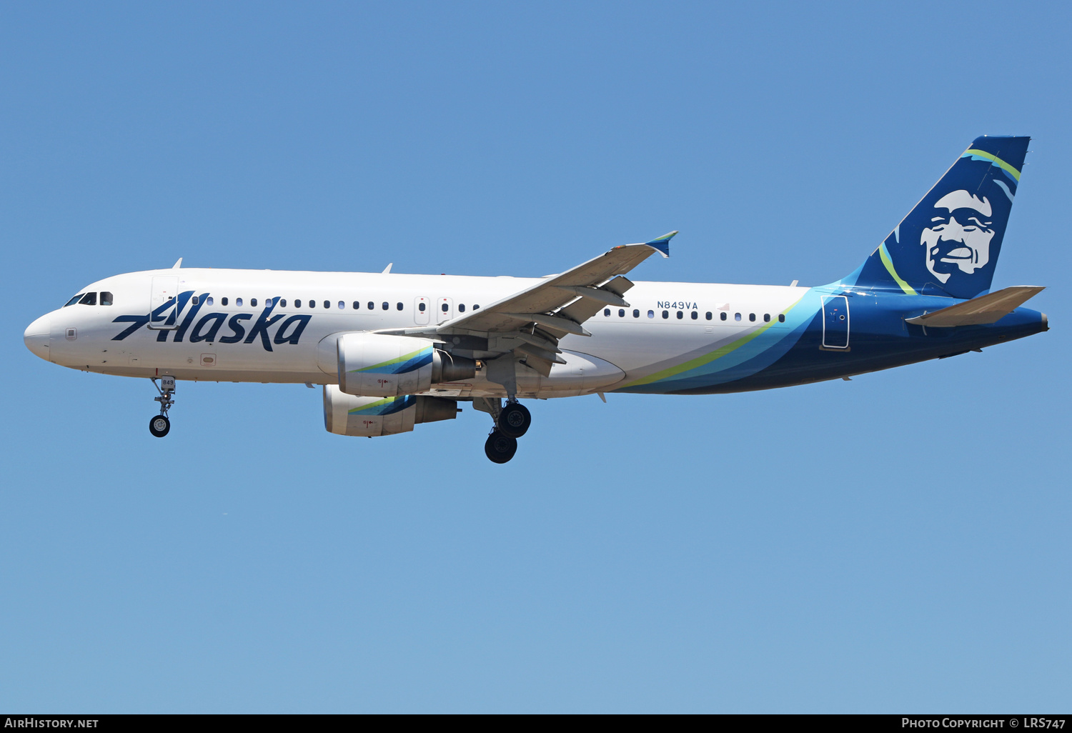 Aircraft Photo of N849VA | Airbus A320-214 | Alaska Airlines | AirHistory.net #481249