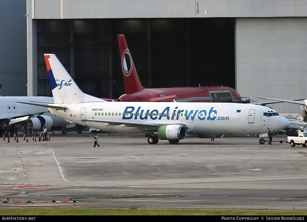 Aircraft Photo of N831AV | Boeing 737-4Q8 | Blue Air | AirHistory.net #481260