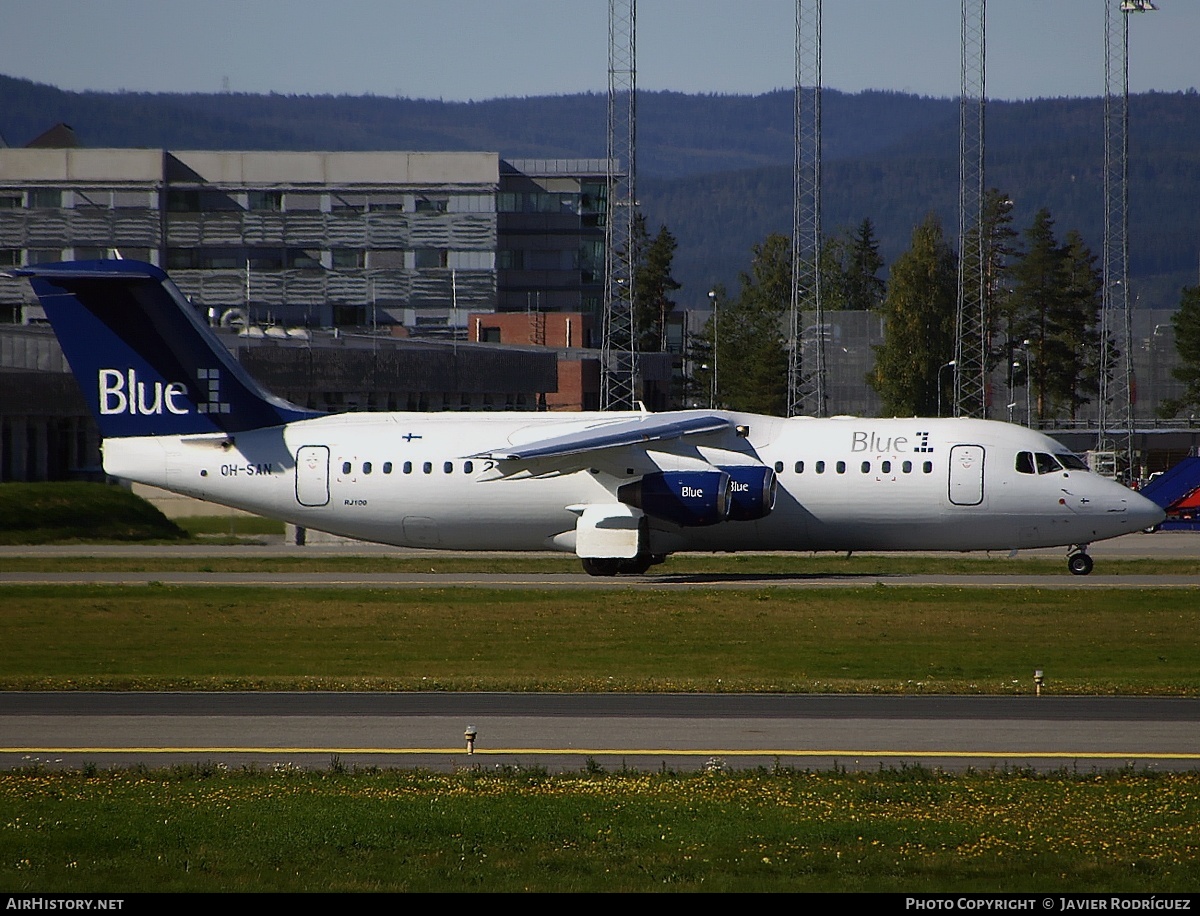 Aircraft Photo of OH-SAN | BAE Systems Avro 146-RJ100 | Blue1 | AirHistory.net #481264