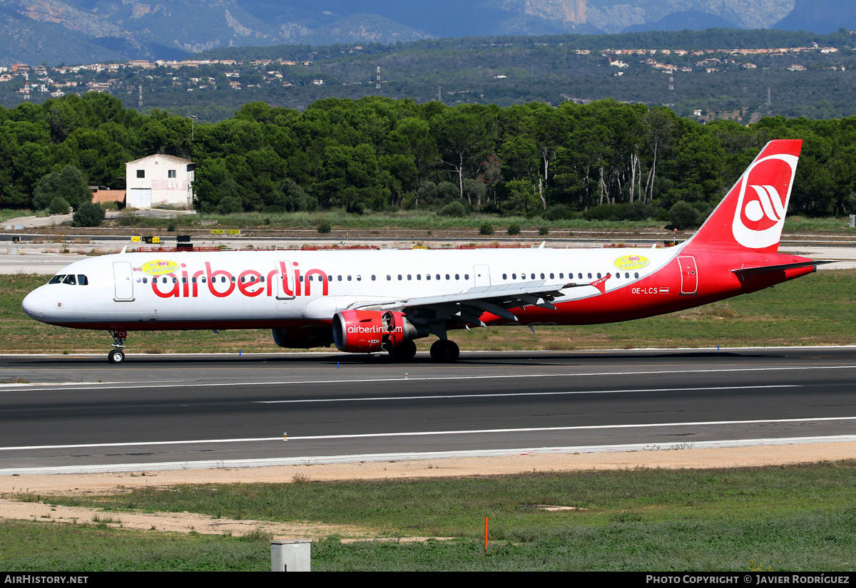 Aircraft Photo of OE-LCS | Airbus A321-211 | Air Berlin | AirHistory.net #481266