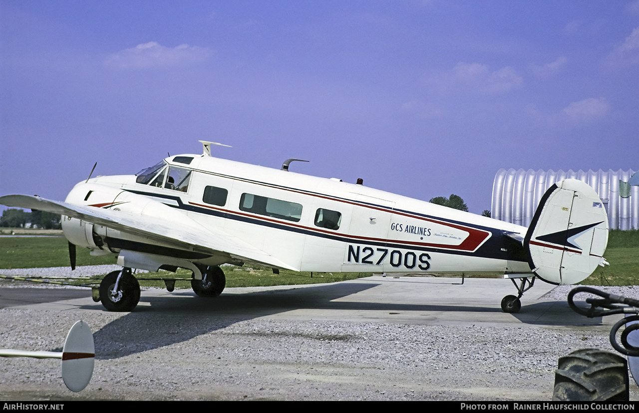 Aircraft Photo of N2700S | Beech G18S | GCS Airlines - Galion Commuter Service | AirHistory.net #481329