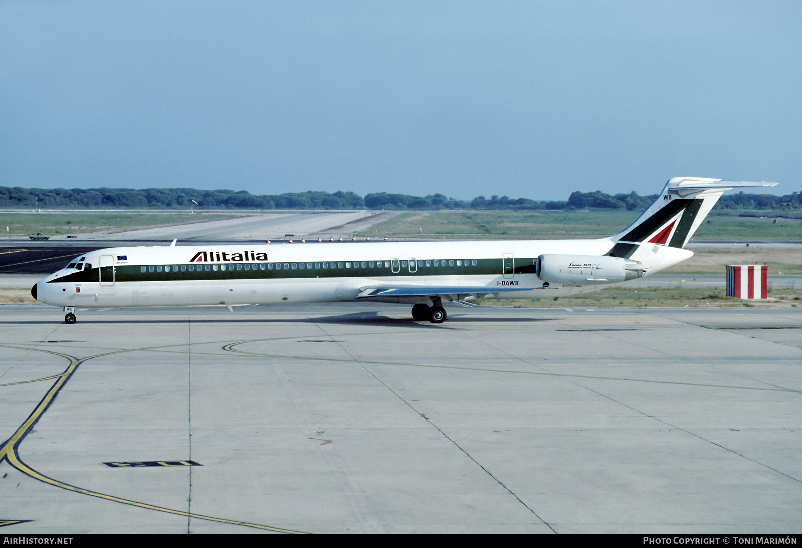 Aircraft Photo of I-DAWB | McDonnell Douglas MD-82 (DC-9-82) | Alitalia | AirHistory.net #481349