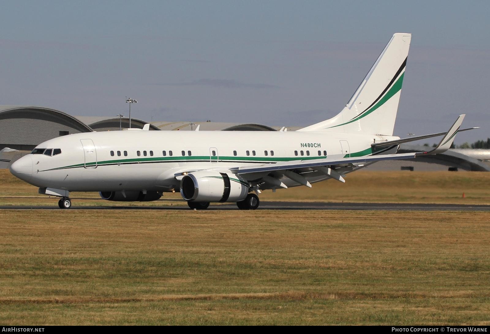 Aircraft Photo of N480CH | Boeing 737-72T BBJ | AirHistory.net #481358