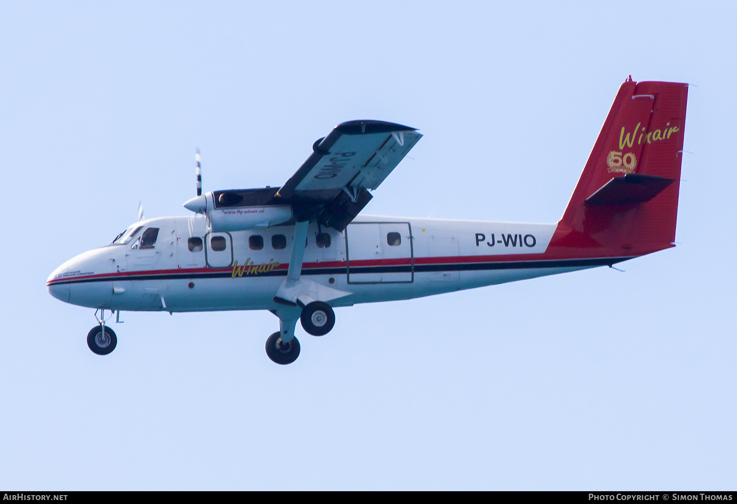 Aircraft Photo of PJ-WIO | De Havilland Canada DHC-6-300 Twin Otter | Winair - Windward Islands Airways | AirHistory.net #481388