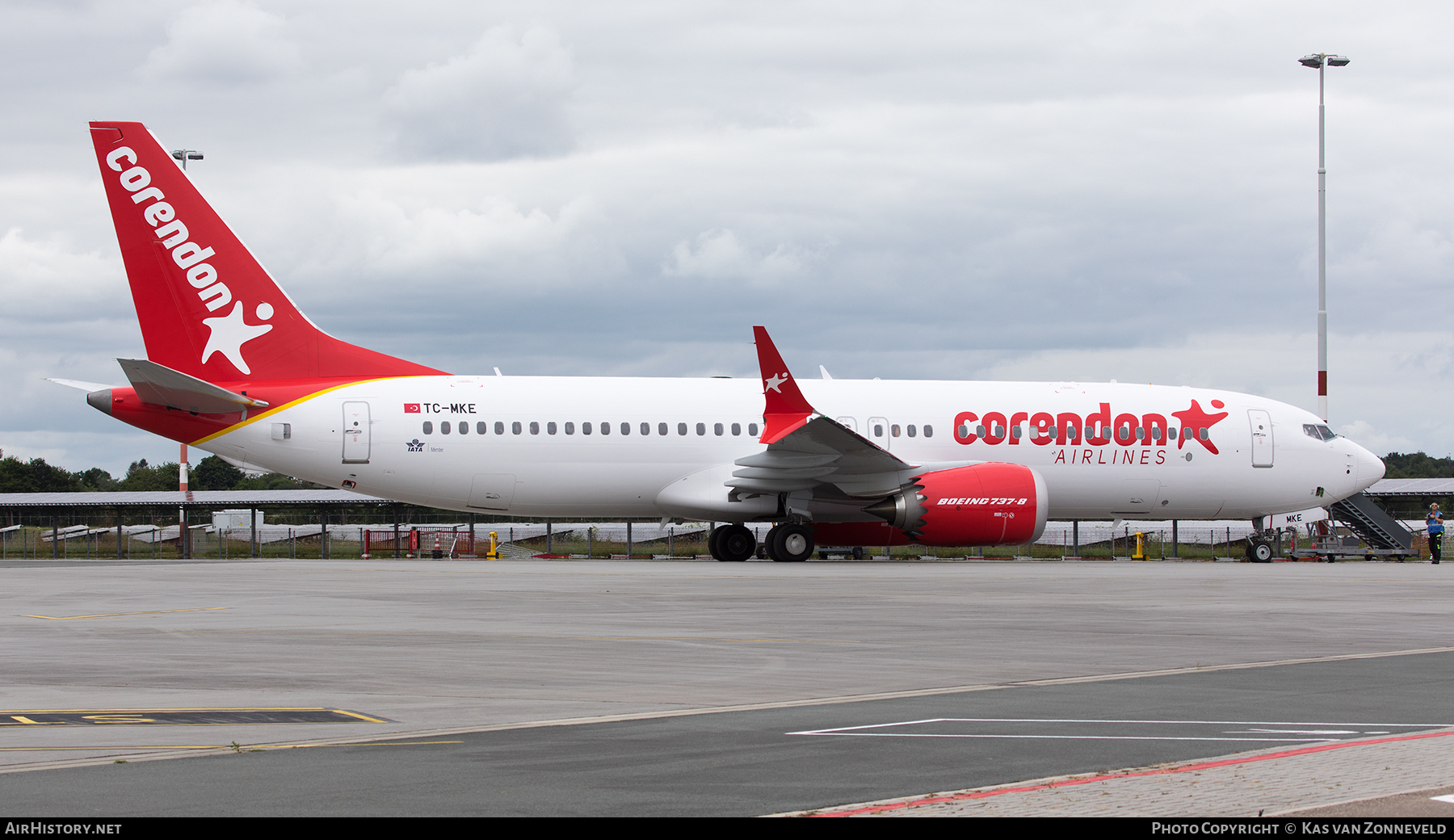 Aircraft Photo of TC-MKE | Boeing 737-8 Max 8 | Corendon Airlines | AirHistory.net #481393