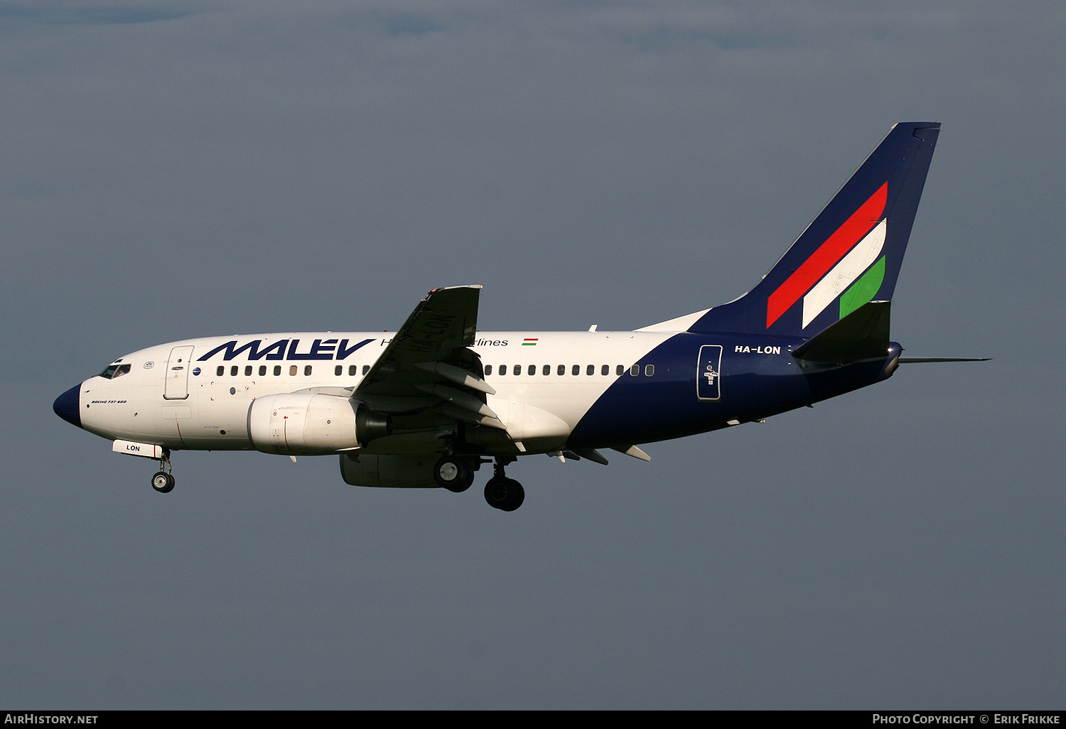 Aircraft Photo of HA-LON | Boeing 737-6Q8 | Malév - Hungarian Airlines | AirHistory.net #481436