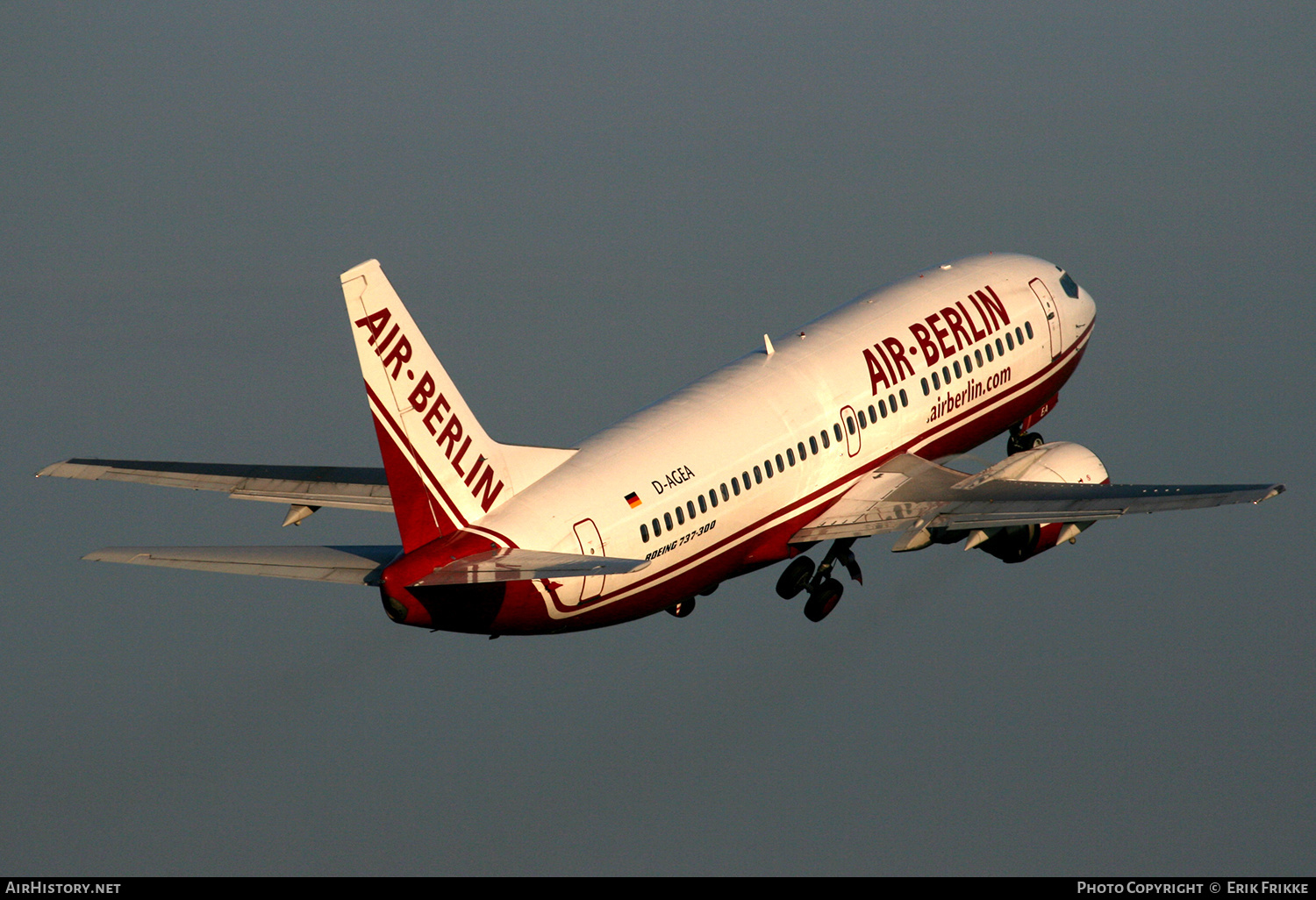 Aircraft Photo of D-AGEA | Boeing 737-322 | Air Berlin | AirHistory.net #481458