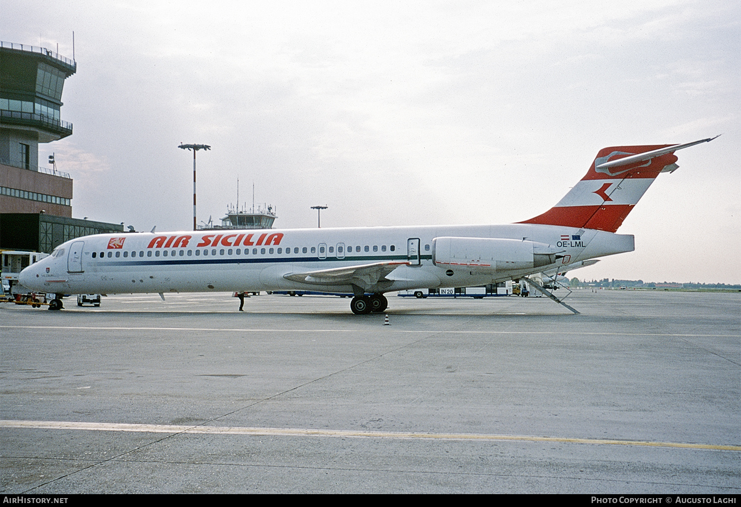 Aircraft Photo of OE-LML | McDonnell Douglas MD-87 (DC-9-87) | Air Sicilia | AirHistory.net #481473