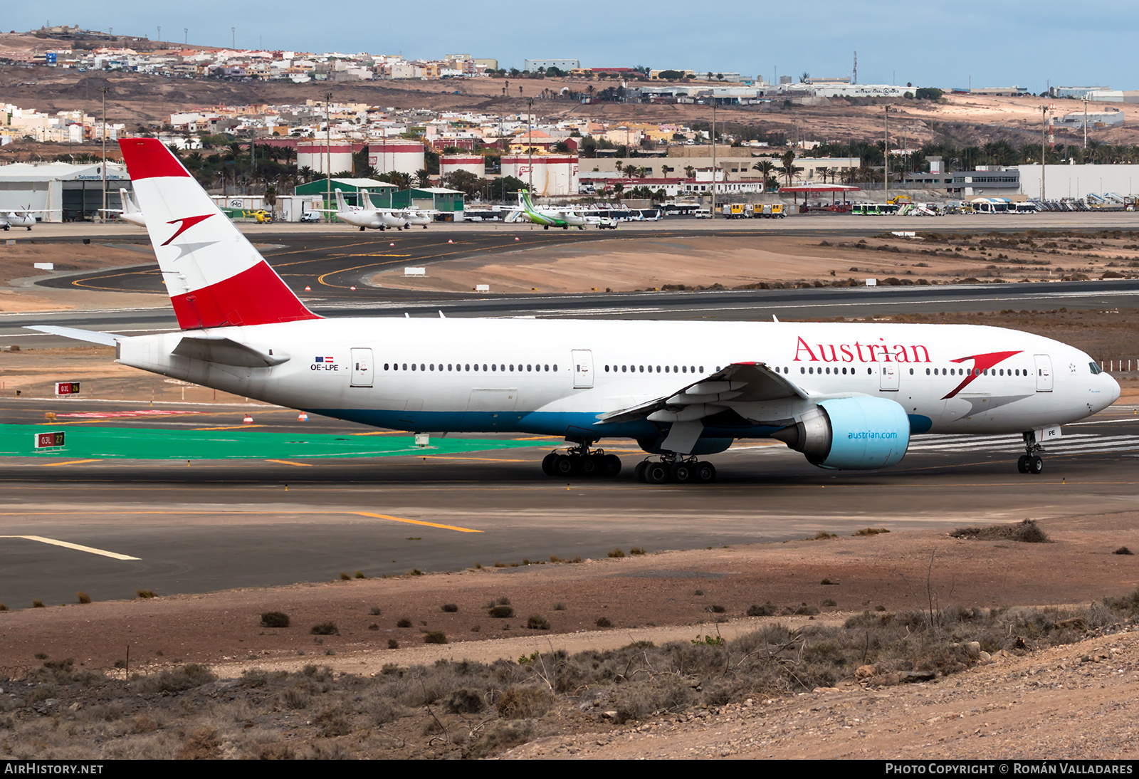 Aircraft Photo of OE-LPE | Boeing 777-2Q8/ER | Austrian Airlines | AirHistory.net #481491