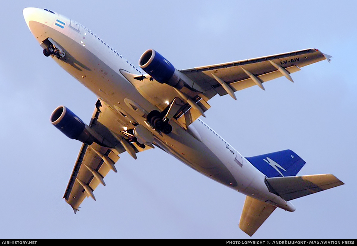 Aircraft Photo of LV-AIV | Airbus A310-325/ET | Aerolíneas Argentinas | AirHistory.net #481505